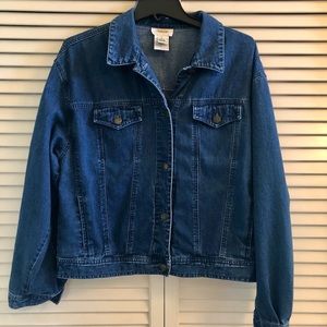 Talbots Denim Jacket Large